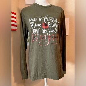 George Brand Long Sleeve Holiday Tee – Size Small